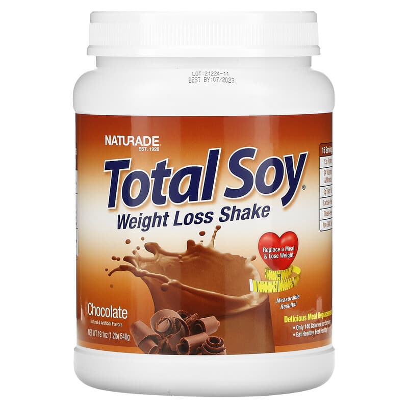 Naturade Total Soy Weight Loss Shake Chocolate 1.2 lb (540 g) 79911023170