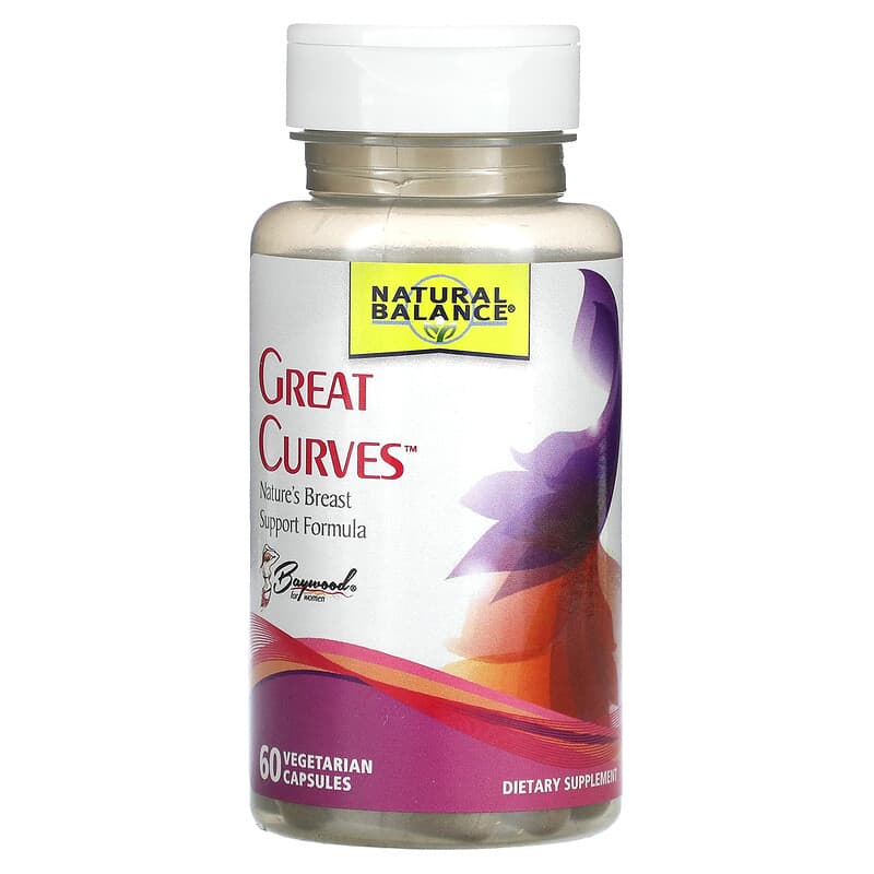 Natural Balance, Great Curves, 60 Vegetarian Capsules 47868844063
