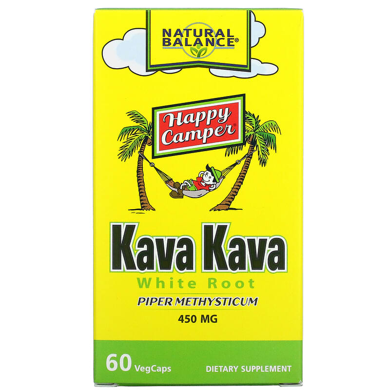 Natural Balance Happy Camper Kava Kava White Root 450 mg 60 VegCaps 47868137547