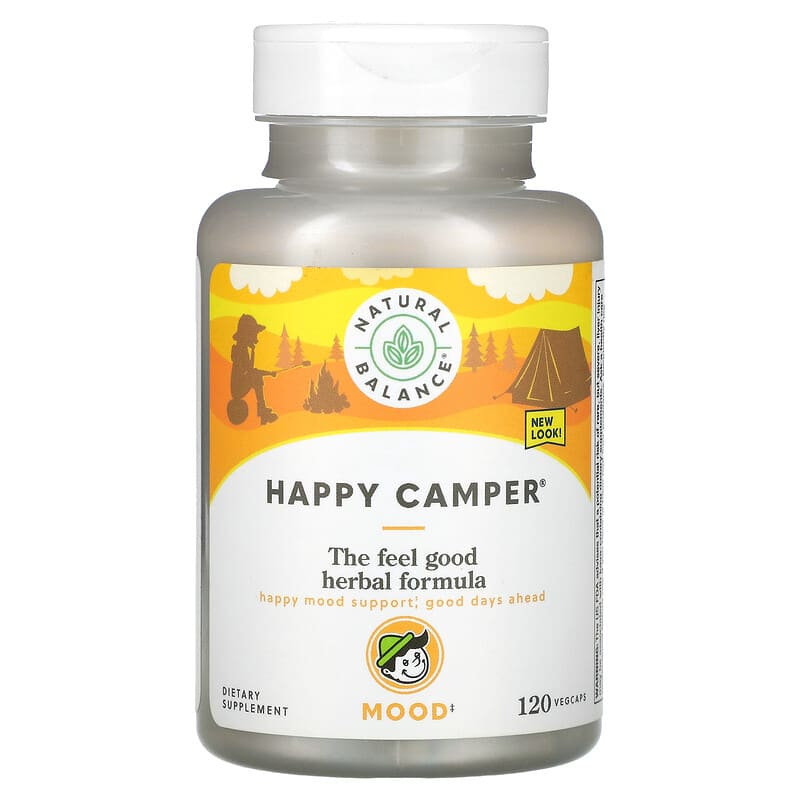 Natural Balance Happy Camper Mood 120 Vegcaps 47868281202