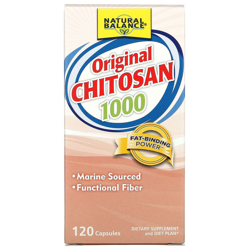 Natural Balance Original Chitosan 250 mg 120 Capsules 47868212602