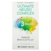 Natural Factors 3 Brains Ultimate Neuro Complex 120 Vegetarian Capsules 68958030517
