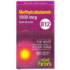 Natural Factors B12 Methylcobalamin 1,000 mcg 90 Chewable Tablets 68958012421