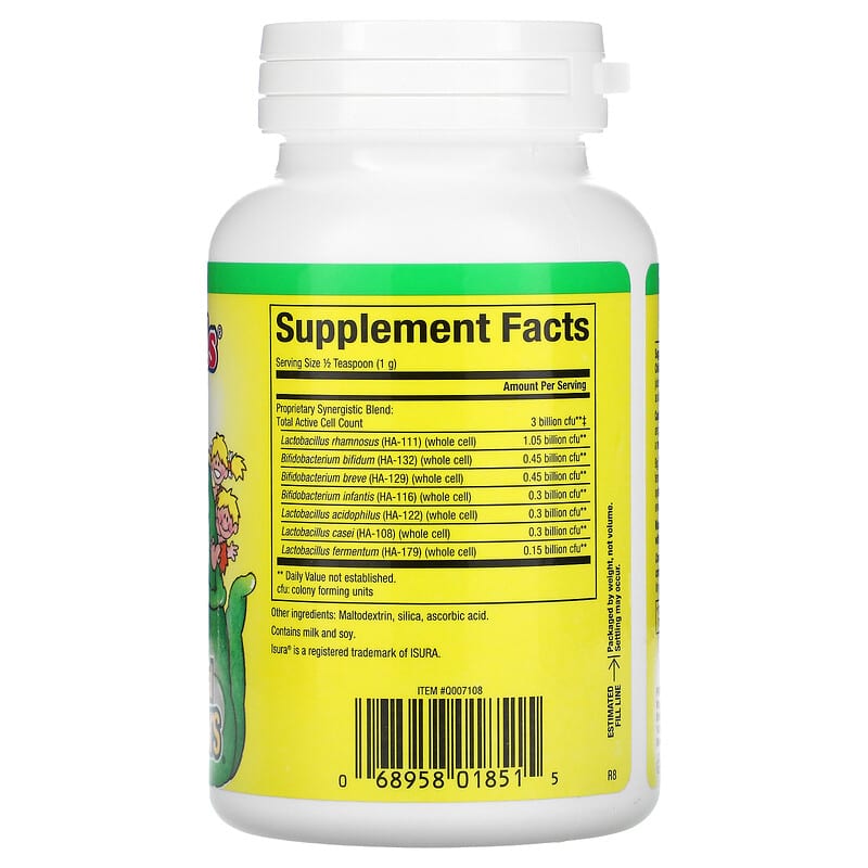 Natural Factors, BigFriends, Multi-Probiotic Powder, 3 Billion, 2 oz (60 g) 68958018515