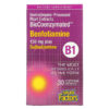 Natural Factors BioCoenzymated B1 Benfotiamine Plus Sulbutiamine 150 mg 30 Vegetarian Capsules 68958012483