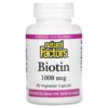 Natural Factors Biotin 1,000 mcg 90 Vegetarian Capsules 68958012612