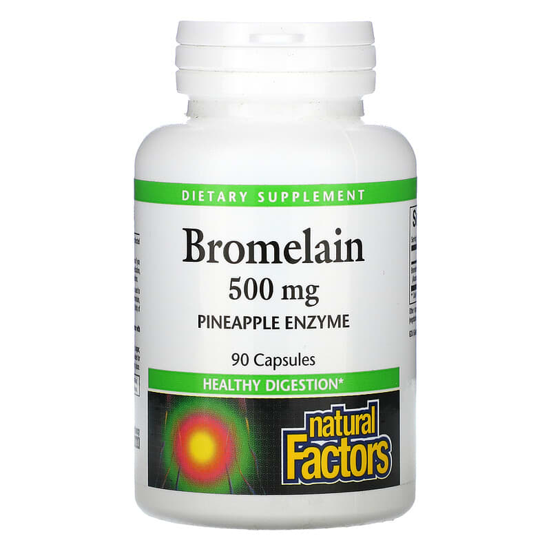 Natural Factors Bromelain 500 mg 90 Capsules 68958017358
