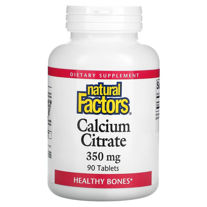 Natural Factors Calcium Citrate 350 mg 90 Tablets 68958016115