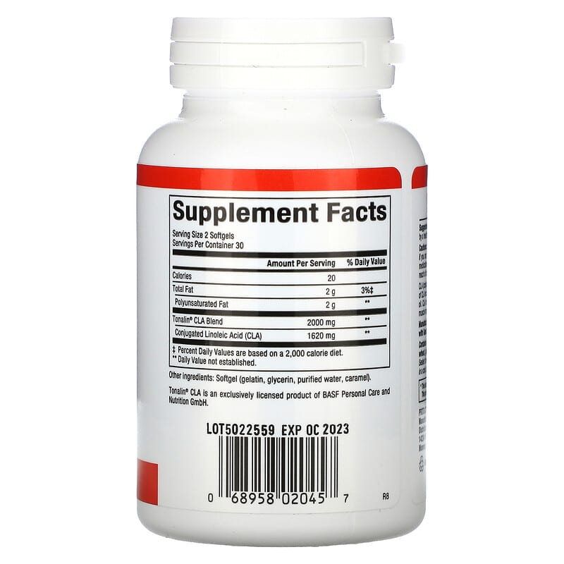 Natural Factors, CLA, 1,000 mg, 60 Softgels 68958020457