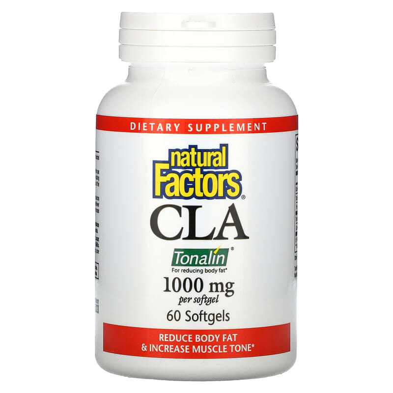 Natural Factors CLA 1,000 mg 60 Softgels 68958020457