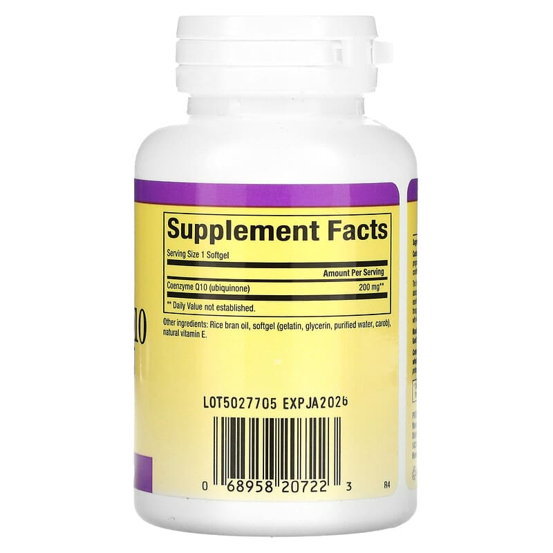 Natural Factors, Coenzyme Q10, 200 mg, 60 Softgels 68958207223