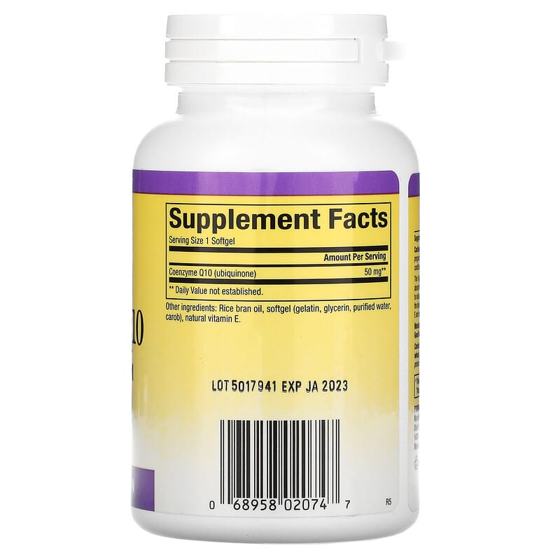 Natural Factors, Coenzyme Q10, 50 mg, 120 Softgels 68958020747
