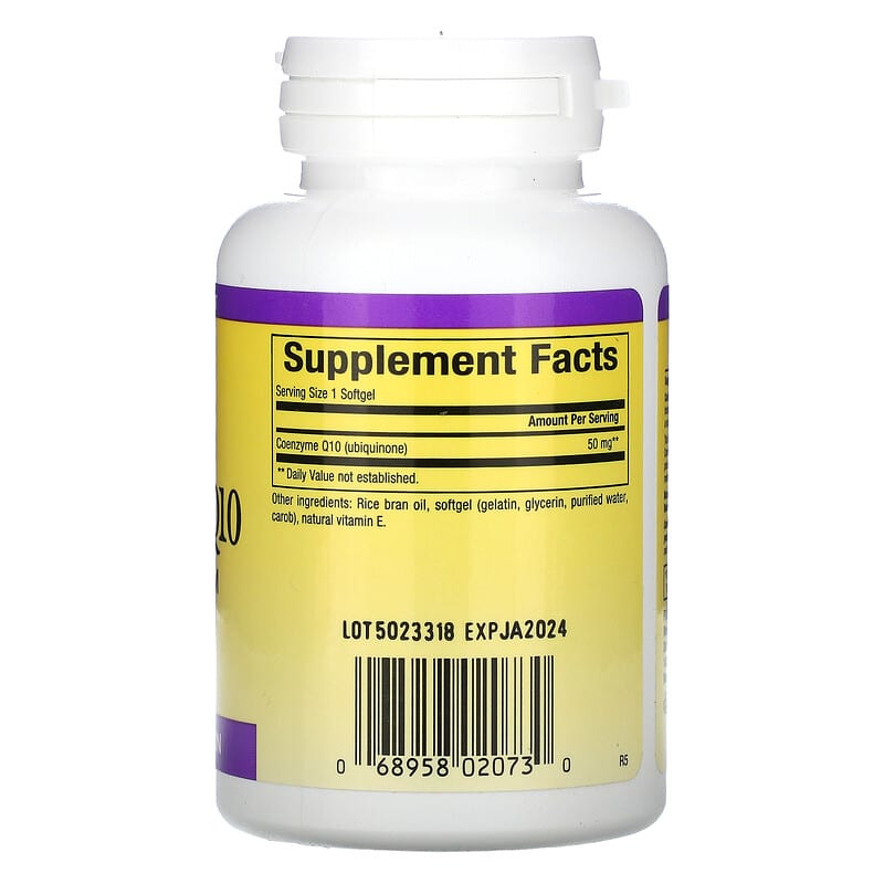 Natural Factors, Coenzyme Q10, 50 mg, 60 Softgels 68958020730