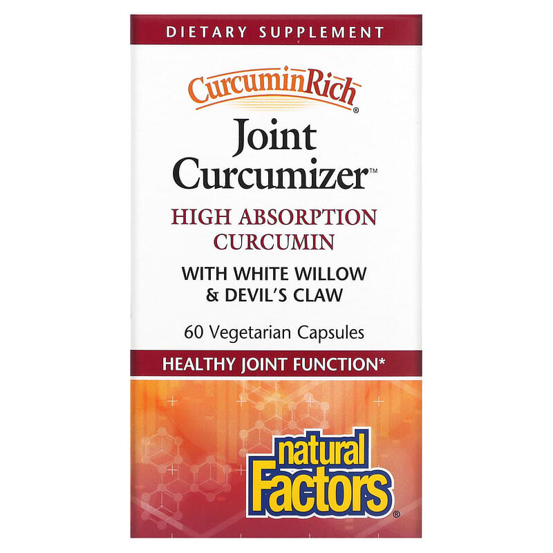 Natural Factors CurcuminRich Joint Curcumizer 60 Vegetarian Capsules 68958045542