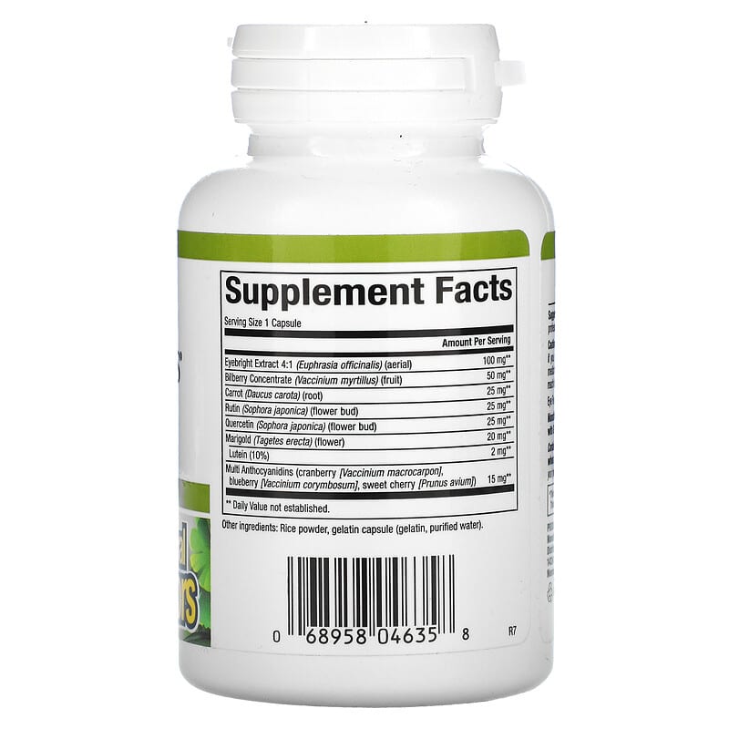 Natural Factors, Eye Factors with 2 mg Lutein, 90 Capsules 68958046358