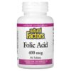 Natural Factors Folic Acid 400 mcg 90 Tablets 68958012728