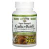 Natural Factors GarlicRich Super Strength Garlic + Reishi 120 Delayed Release Vegetarian Capsules 68958023342