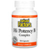 Natural Factors Hi Potency B Complex 90 Capsules 68958011219