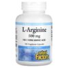 Natural Factors L-Arginine 500 mg 180 Vegetarian Capsules 68958028088