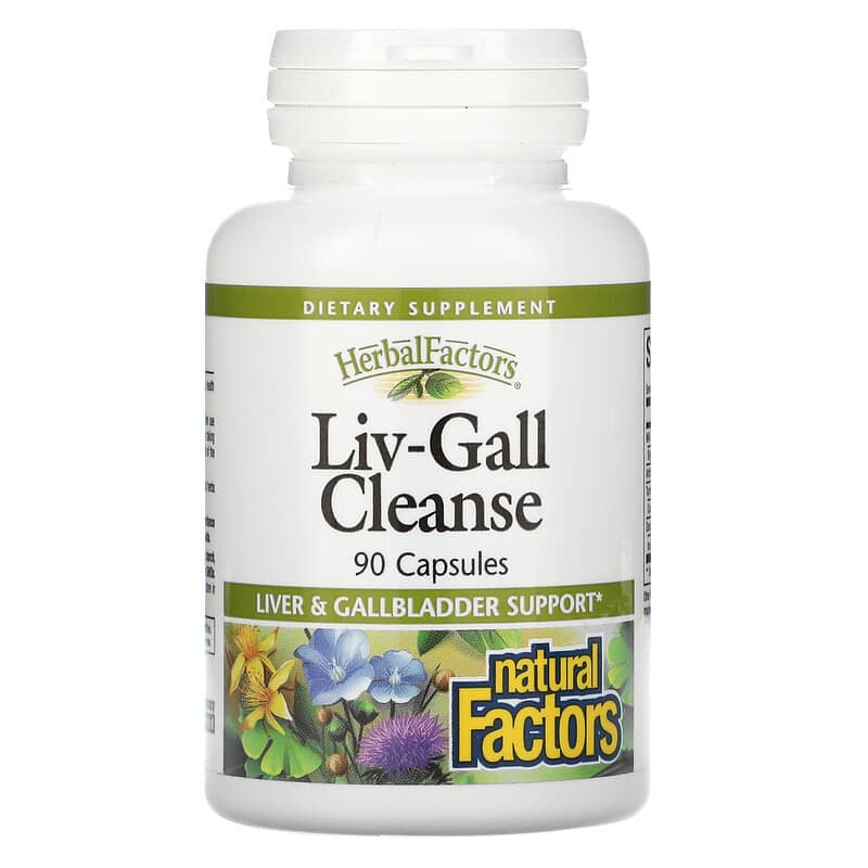Natural Factors Liv-Gall Cleanse 90 Capsules 68958046457