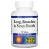 Natural Factors Lung Bronchial & Sinus Health 90 Tablets 68958035055
