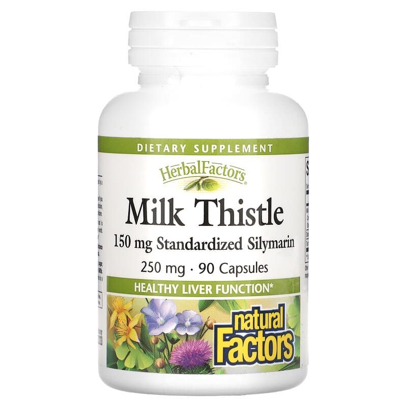 Natural Factors Milk Thistle 250 mg 90 Capsules 68958041810