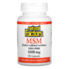 Natural Factors MSM 1,000 mg 90 Capsules 68958026527