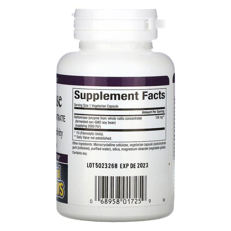 Natural Factors, Nattokinase, 100 mg, 60 Vegetarian Capsules 68958017259