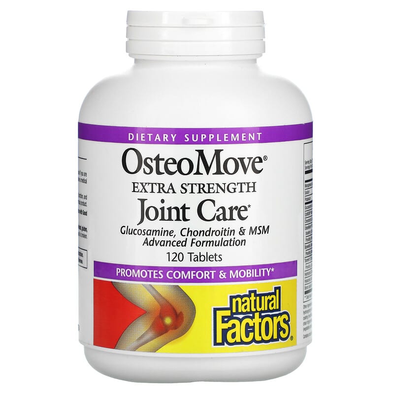 Natural Factors OsteoMove Extra Strength Joint Care 120 Tablets 68958026848