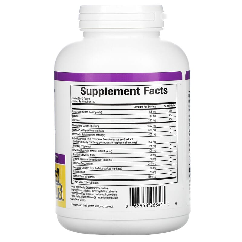 Natural Factors, OsteoMove, Extra Strength Joint Care, 240 Tablets 68958268415