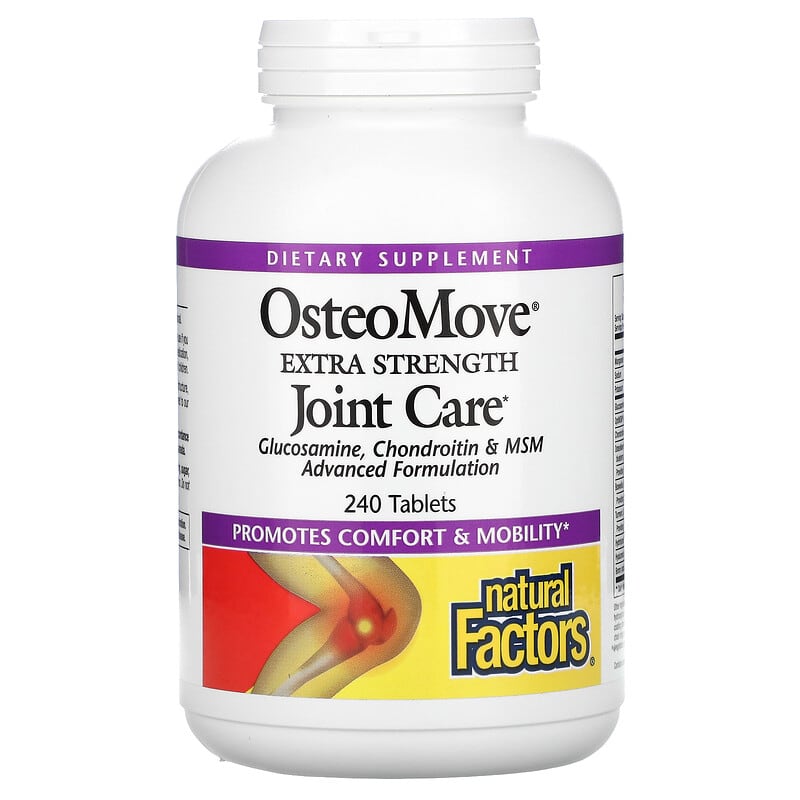 Natural Factors OsteoMove Extra Strength Joint Care 240 Tablets 68958268415