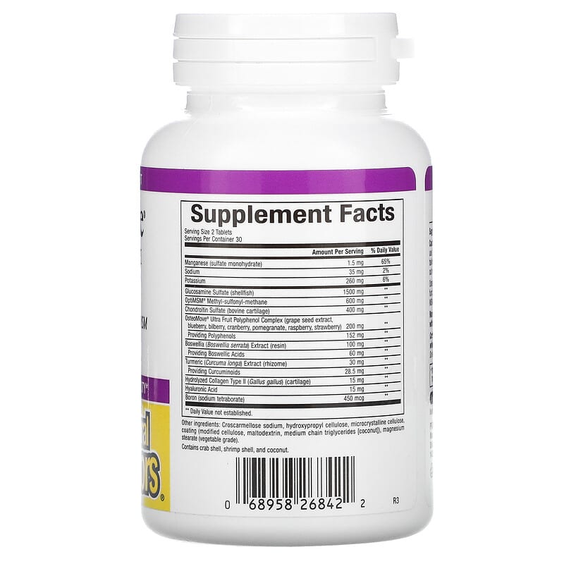 Natural Factors, OsteoMove, Extra Strength Joint Care, 60 Tablets 68958268422