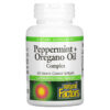Natural Factors Peppermint + Oregano Oil Complex 60 Enteric Coated Softgels 68958035161