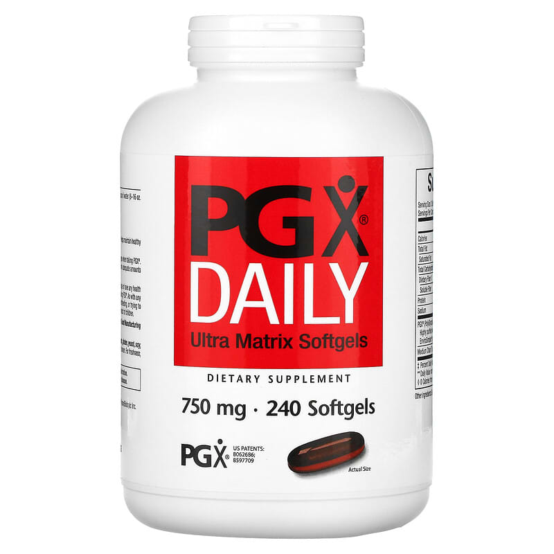 Natural Factors PGX Daily Ultra Matrix Softgels 750 mg 240 Softgels 68958357119