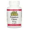 Natural Factors Potassium Citrate 99 mg 90 Tablets 68958016603