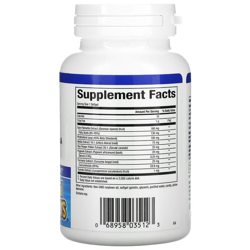Natural Factors, Prostate Health, Complete Herbal Formula, 60 Softgels 68958035123