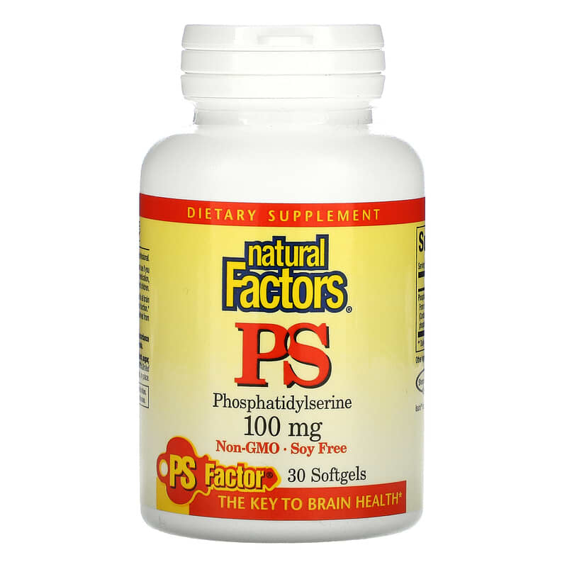 Natural Factors PS Phosphatidylserine 100 mg 30 Softgels 68958026152