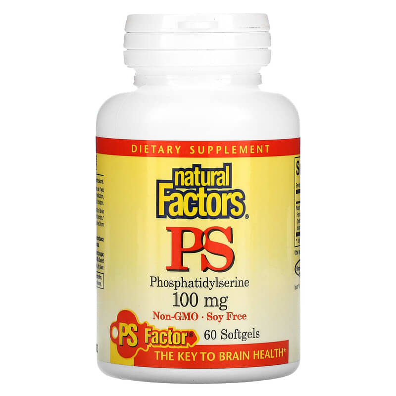 Natural Factors PS Phosphatidylserine 100 mg 60 Softgels 68958026169