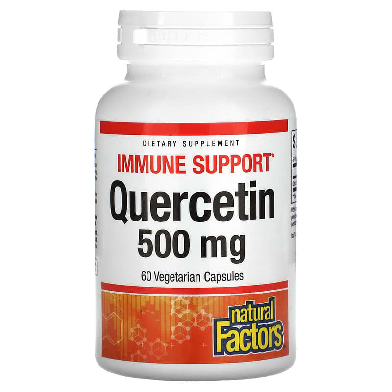Natural Factors Quercetin 500 mg 60 Vegetarian Capsules 68958013909