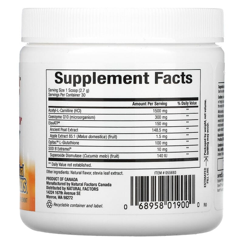 Natural Factors, Regener Life, 2.86 oz (81 g) 68958019000