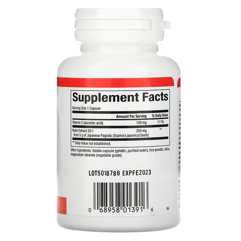 Natural Factors, Rutin, 250 mg, 90 Capsules 68958013916