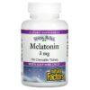 Natural Factors Stress-Relax Melatonin 3 mg 180 Chewable Tablets 68958027166