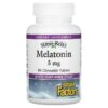 Natural Factors Stress-Relax Melatonin 5 mg 90 Chewable Tablets 68958027173