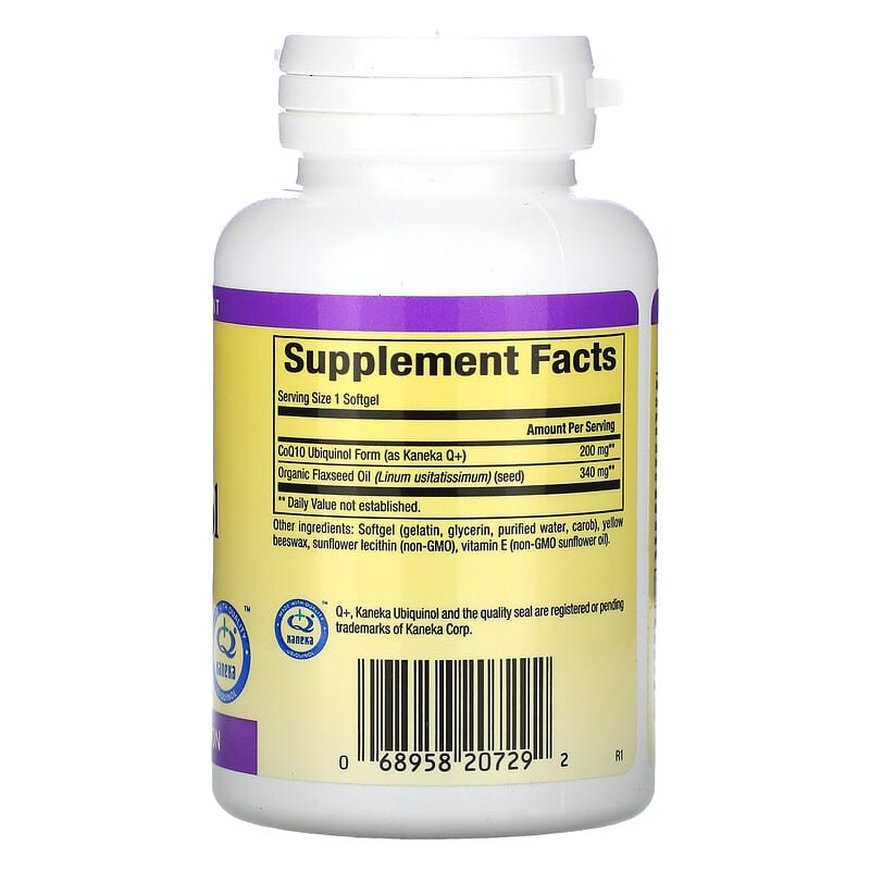 Natural Factors, Ubiquinol, 200 mg, 30 Softgels 68958207292