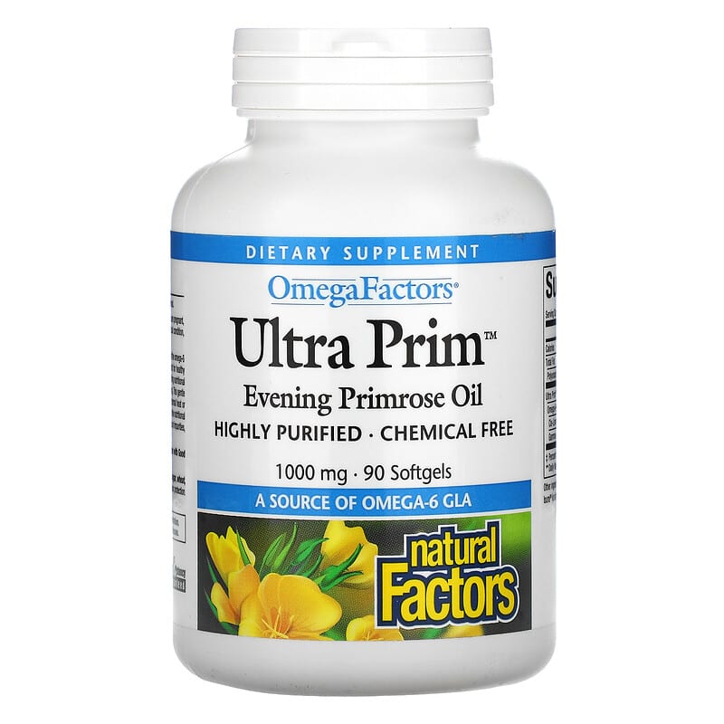 Natural Factors Ultra Prim 1000 mg 90 Softgles 68958023649