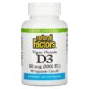 Natural Factors Vegan Vitamin D3 50 mcg (2,000 IU) 90 Vegetarian Capsules 68958010687