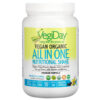 Natural Factors VegiDay Vegan Organic All In One Nutritional Shake French Vanilla 15.2 oz (430 g) 68958029696