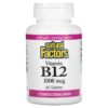 Natural Factors Vitamin B12 1,000 mcg 60 Tablets 68958012452