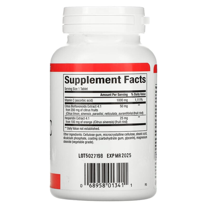 Natural Factors, Vitamin C, 1,000 mg, 90 Tablets 68958013411