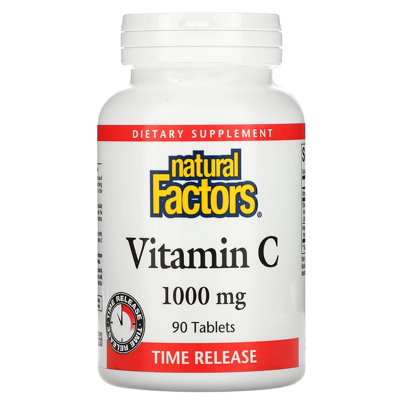 Natural Factors Vitamin C 1,000 mg 90 Tablets 68958013411
